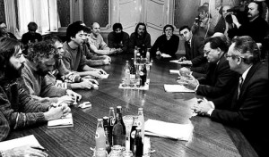 Títo muži diskutovali o budúcnosti krajiny v novembri 1989  Autor: TASR