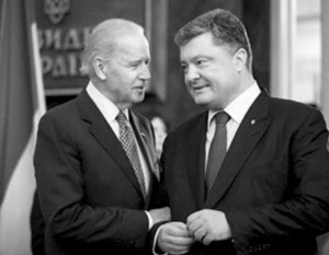 Biden a Porošenko
