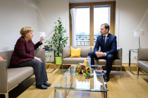 Merkelová s Matovičom