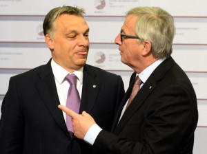 Orbán a Juncker