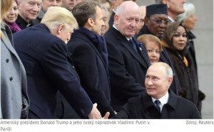 Trump a Putin v Paríži